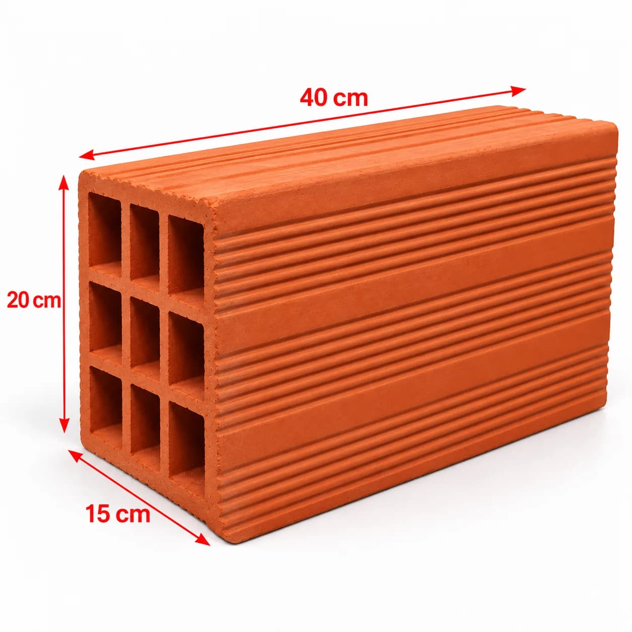 40×20×15 cm bölme bloğu
